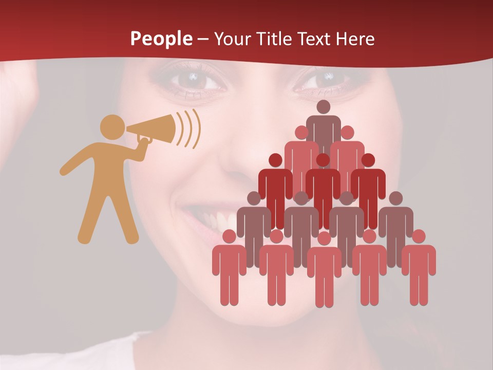 White One Model PowerPoint Template