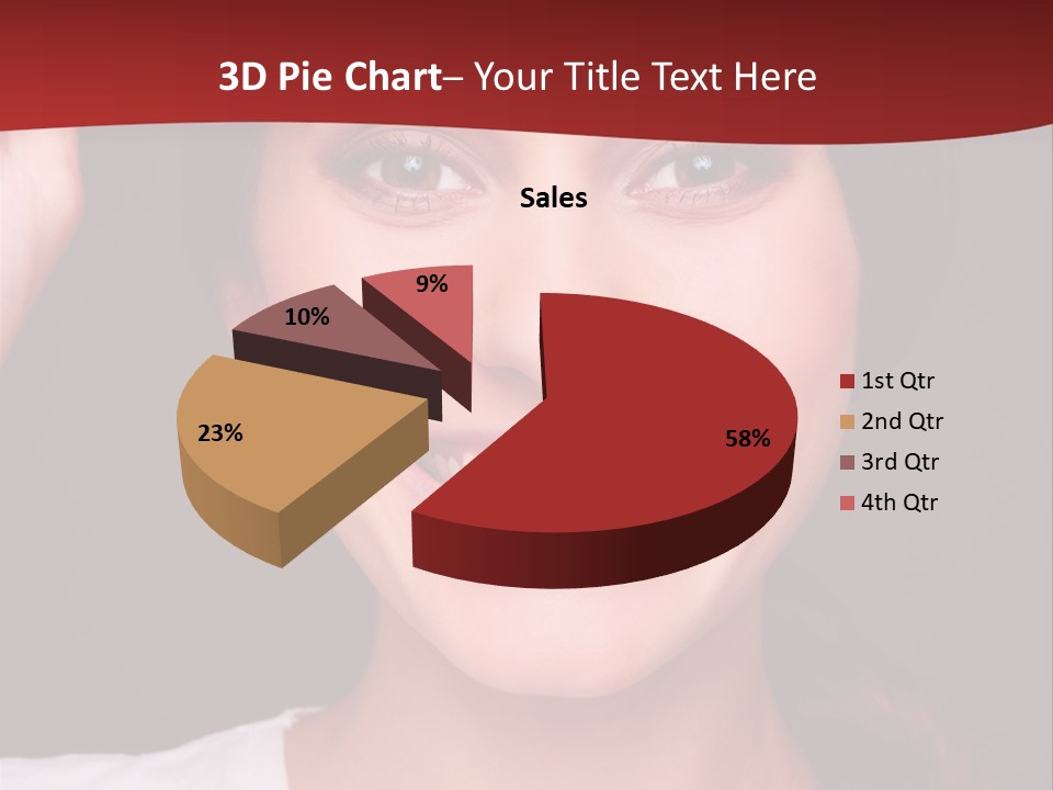 White One Model PowerPoint Template