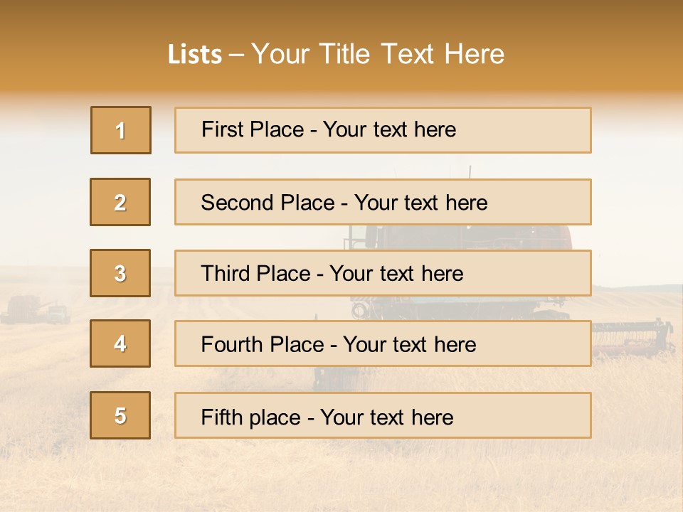 Seed Summer Truck PowerPoint Template