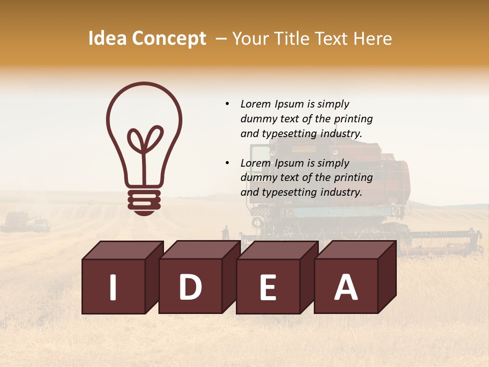 Seed Summer Truck PowerPoint Template