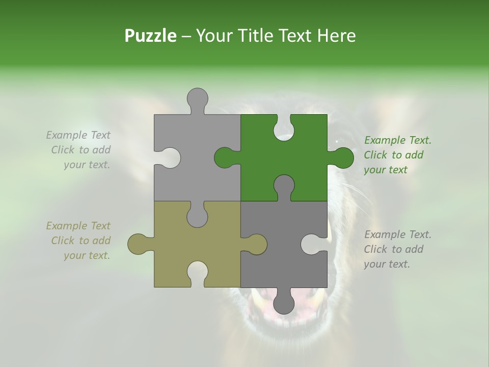 Defender Aggressive Aggression PowerPoint Template