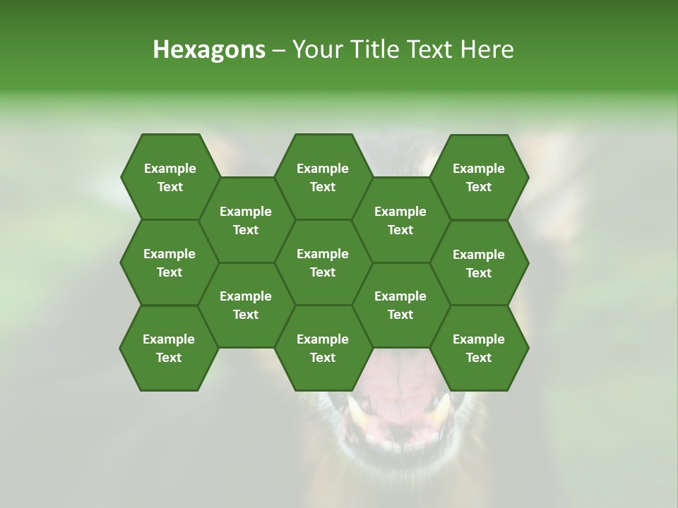 Defender Aggressive Aggression PowerPoint Template