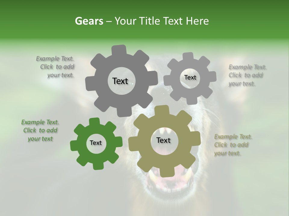 Defender Aggressive Aggression PowerPoint Template