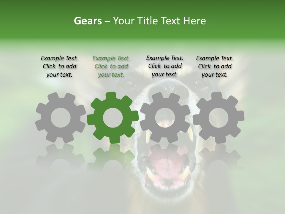 Defender Aggressive Aggression PowerPoint Template