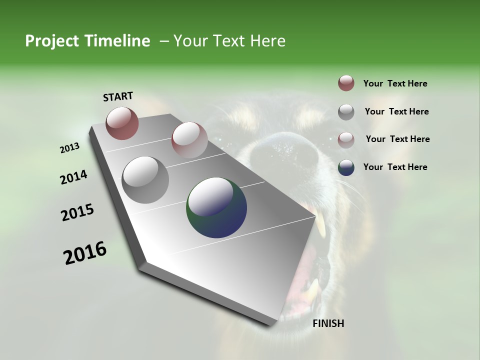 Defender Aggressive Aggression PowerPoint Template