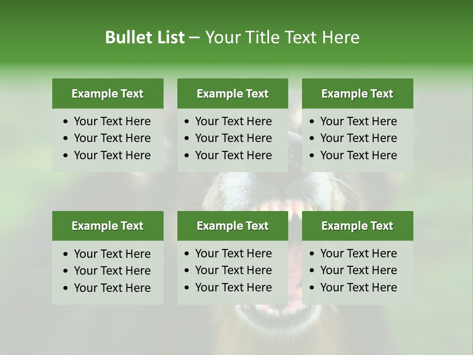 Defender Aggressive Aggression PowerPoint Template
