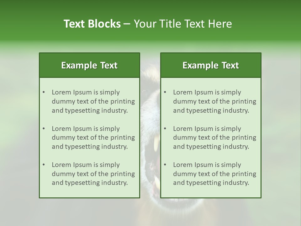 Defender Aggressive Aggression PowerPoint Template