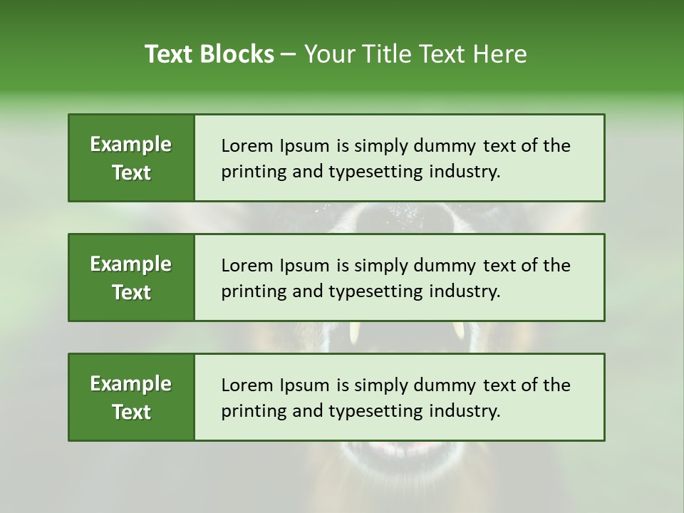 Defender Aggressive Aggression PowerPoint Template