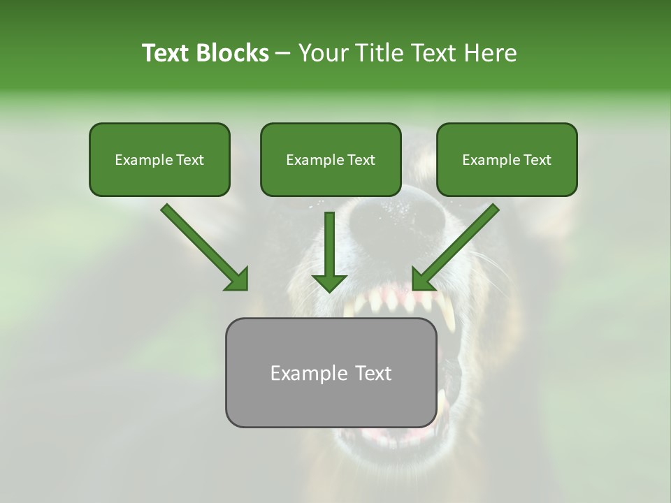 Defender Aggressive Aggression PowerPoint Template