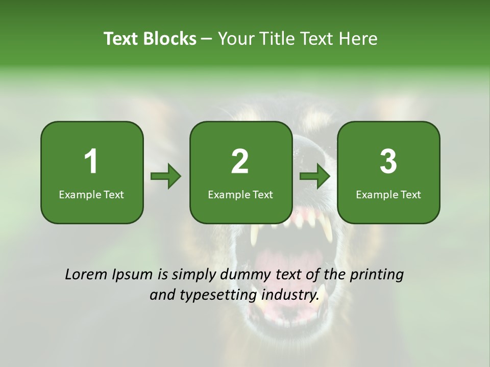 Defender Aggressive Aggression PowerPoint Template