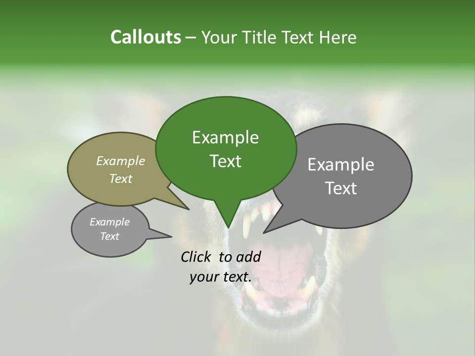 Defender Aggressive Aggression PowerPoint Template