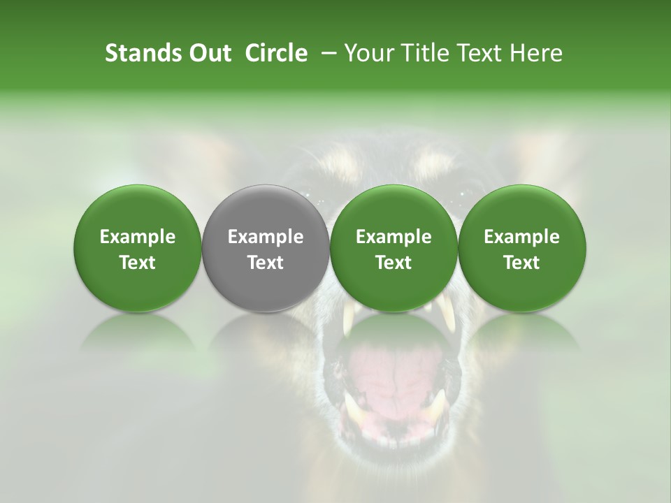 Defender Aggressive Aggression PowerPoint Template