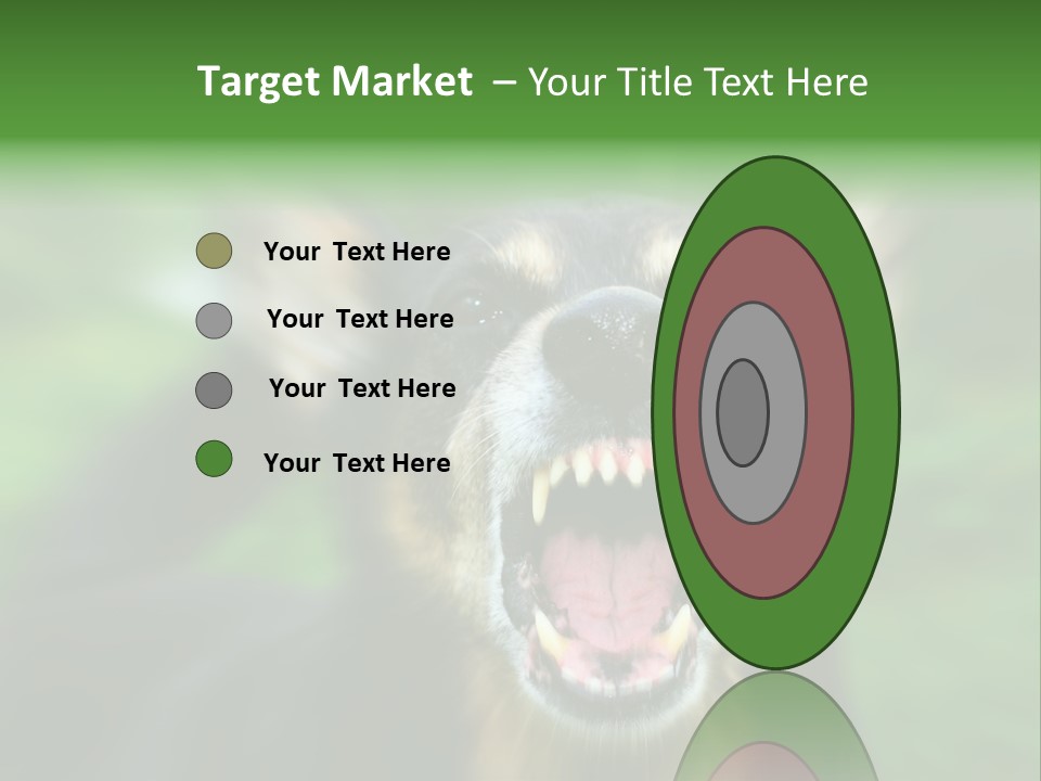 Defender Aggressive Aggression PowerPoint Template