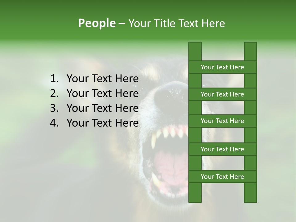 Defender Aggressive Aggression PowerPoint Template