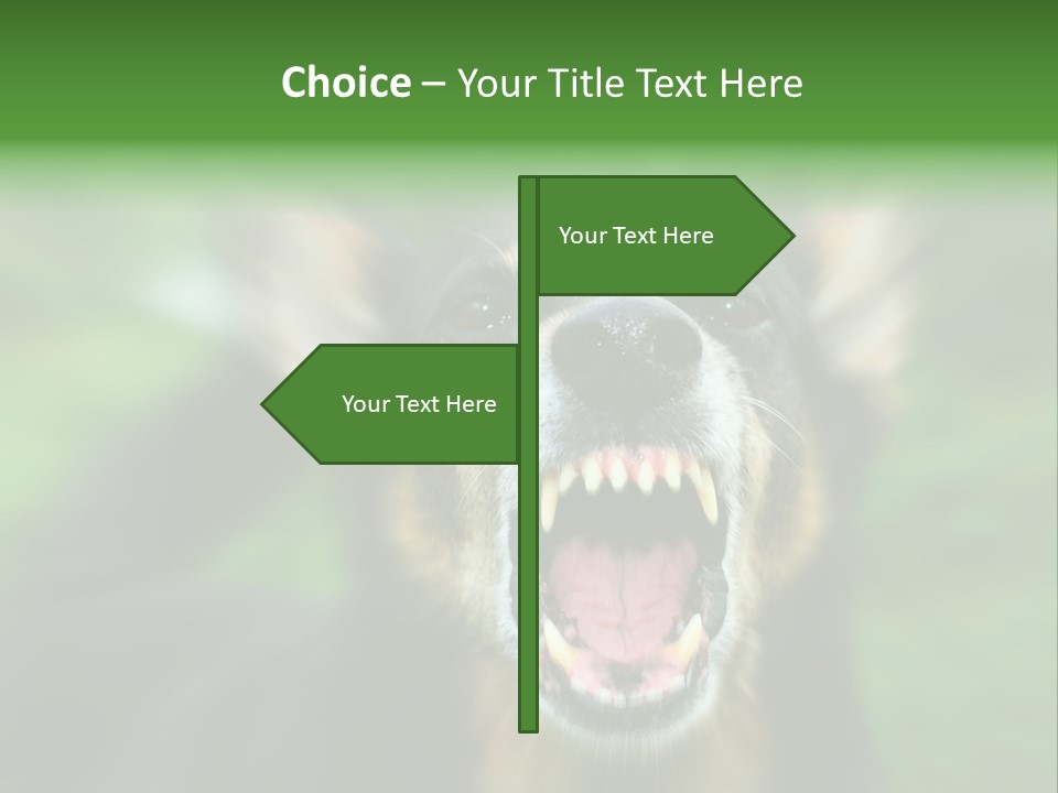 Defender Aggressive Aggression PowerPoint Template