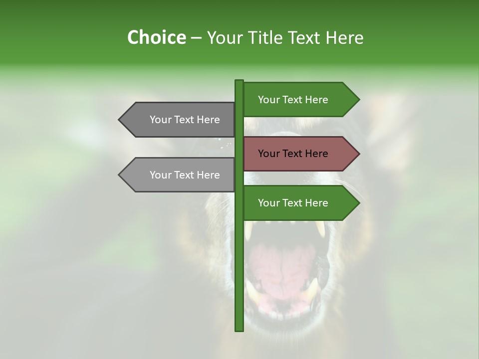 Defender Aggressive Aggression PowerPoint Template