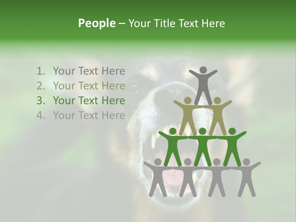 Defender Aggressive Aggression PowerPoint Template