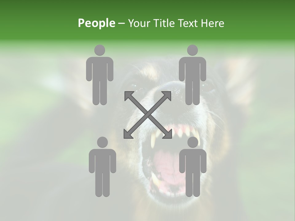 Defender Aggressive Aggression PowerPoint Template