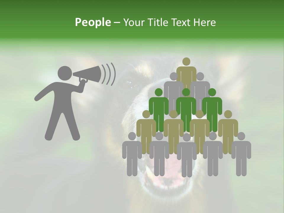 Defender Aggressive Aggression PowerPoint Template