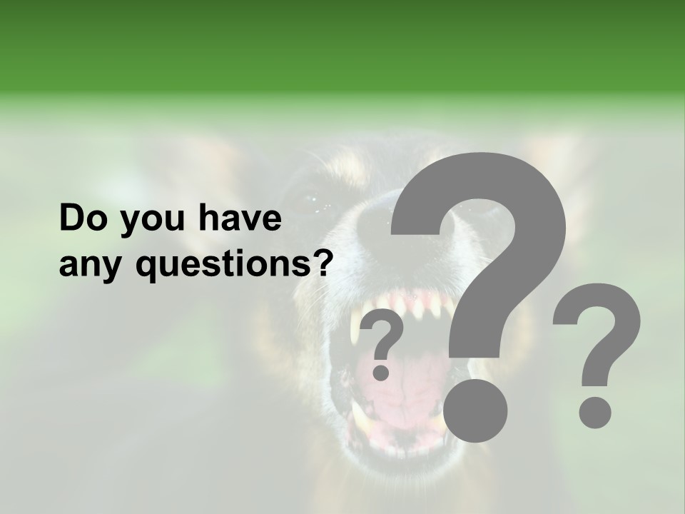 Defender Aggressive Aggression PowerPoint Template