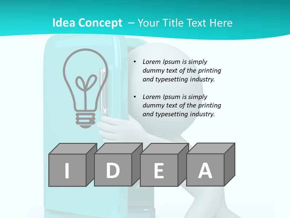 Render White People PowerPoint Template