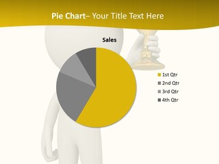 D Person Man Trophy PowerPoint Template