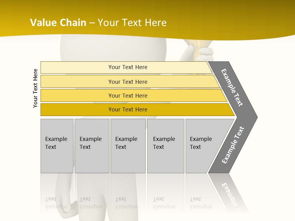 D Person Man Trophy PowerPoint Template