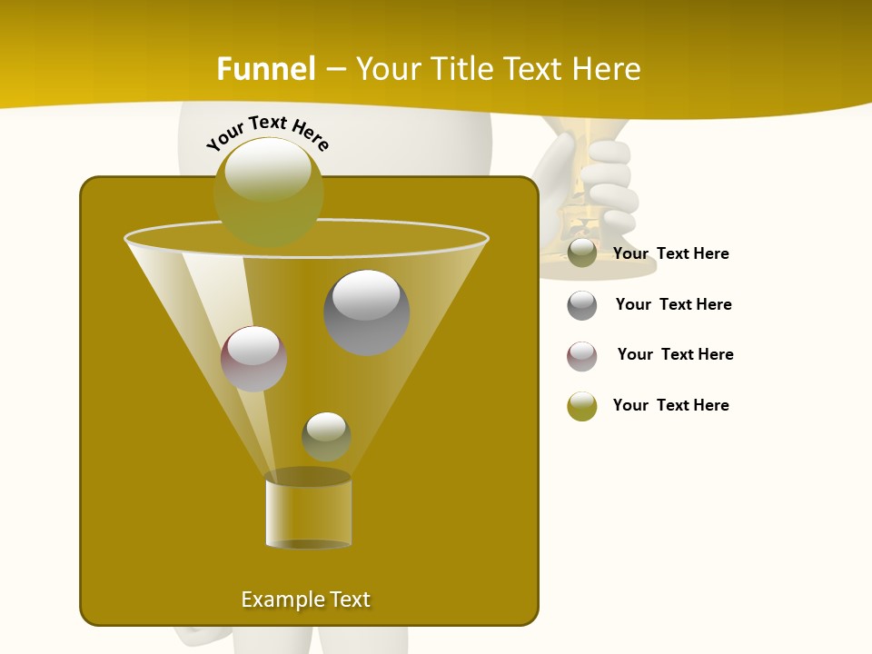 D Person Man Trophy PowerPoint Template