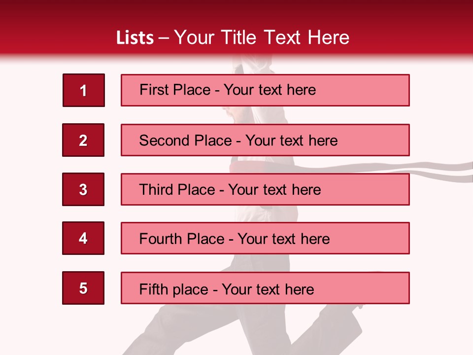 Track Finish Success PowerPoint Template