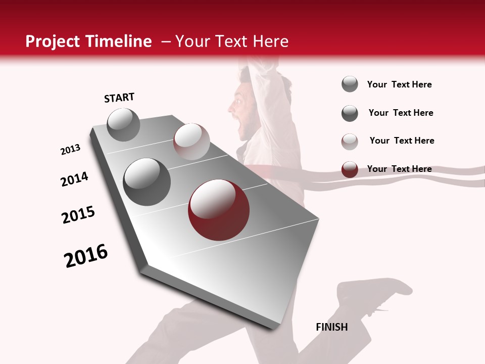 Track Finish Success PowerPoint Template