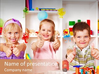 Class Creative Caucasian PowerPoint Template