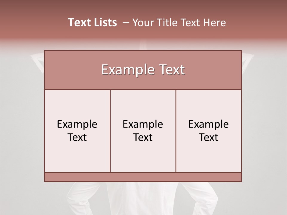 A Man Standing In Front Of A Wall With Arrows Drawn On It PowerPoint Template