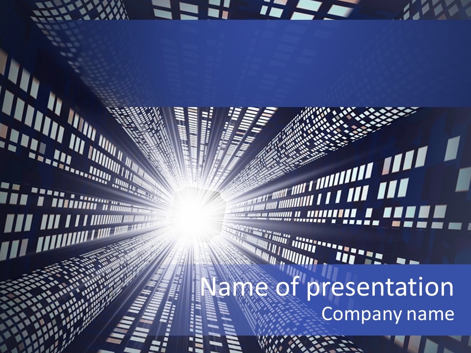 Futuristic Art Circuit PowerPoint Template