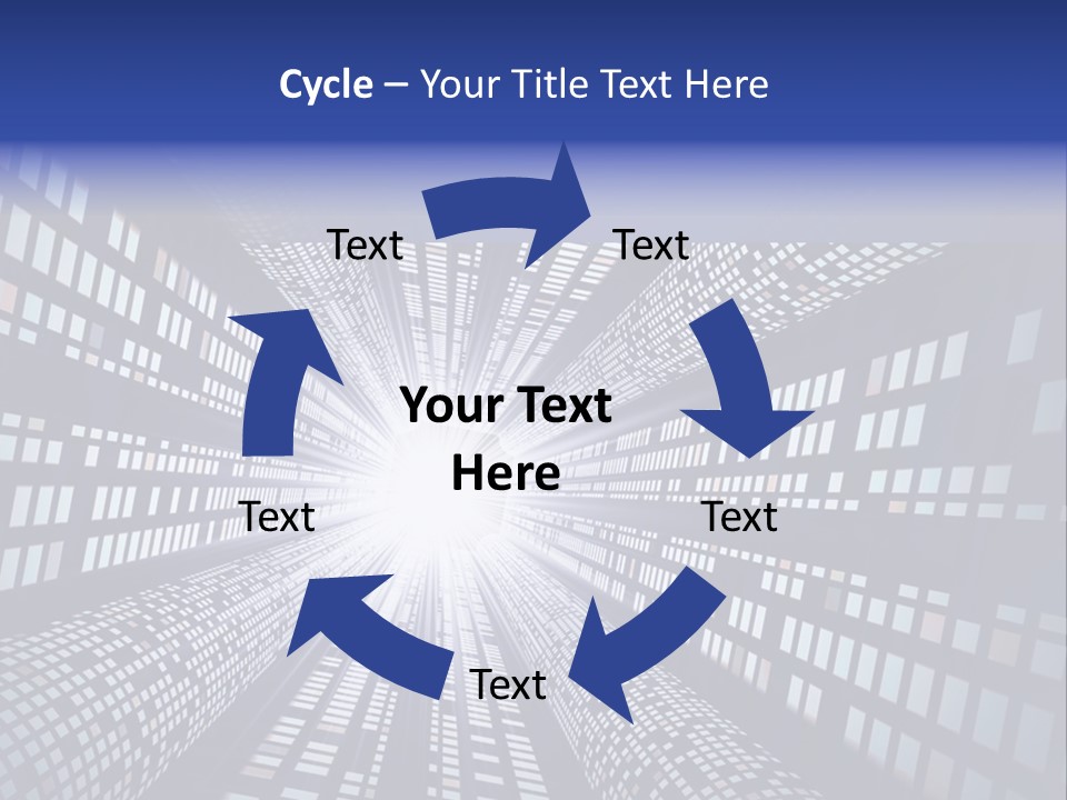 Futuristic Art Circuit PowerPoint Template