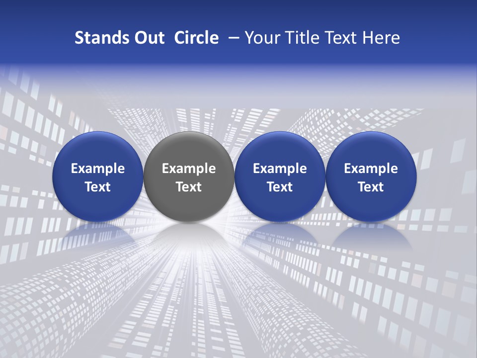 Futuristic Art Circuit PowerPoint Template