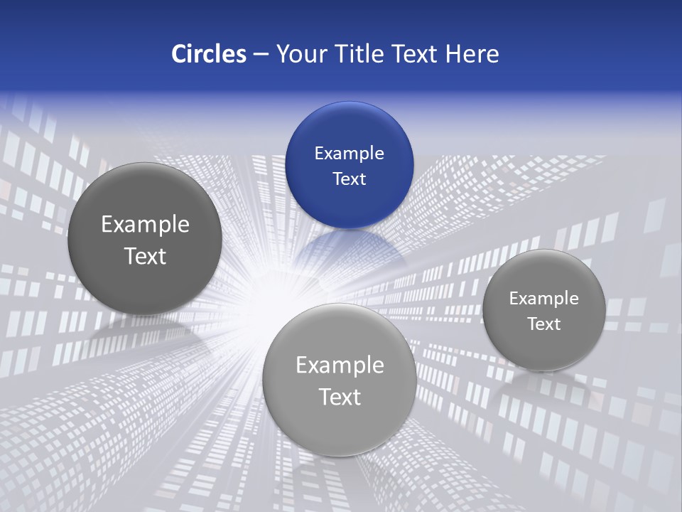 Futuristic Art Circuit PowerPoint Template