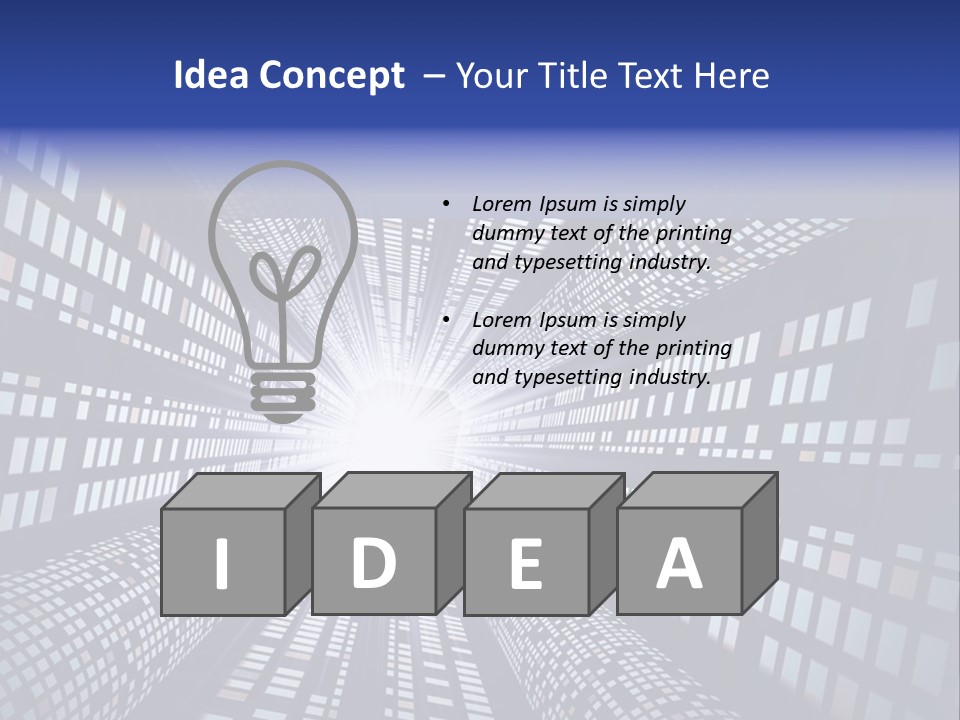 Futuristic Art Circuit PowerPoint Template