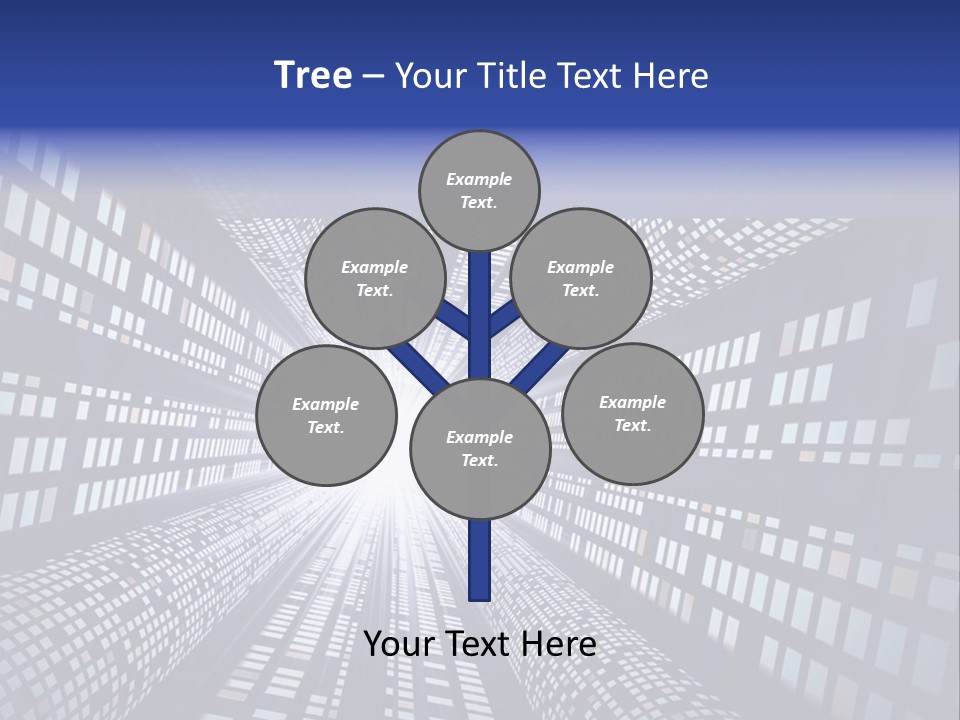 Futuristic Art Circuit PowerPoint Template