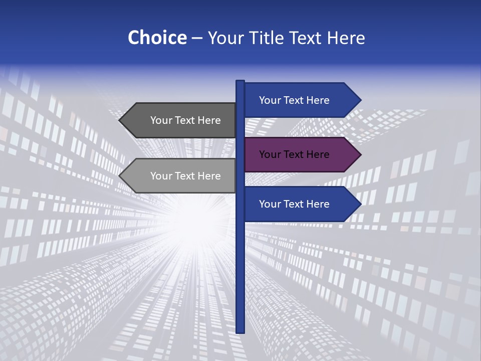Futuristic Art Circuit PowerPoint Template