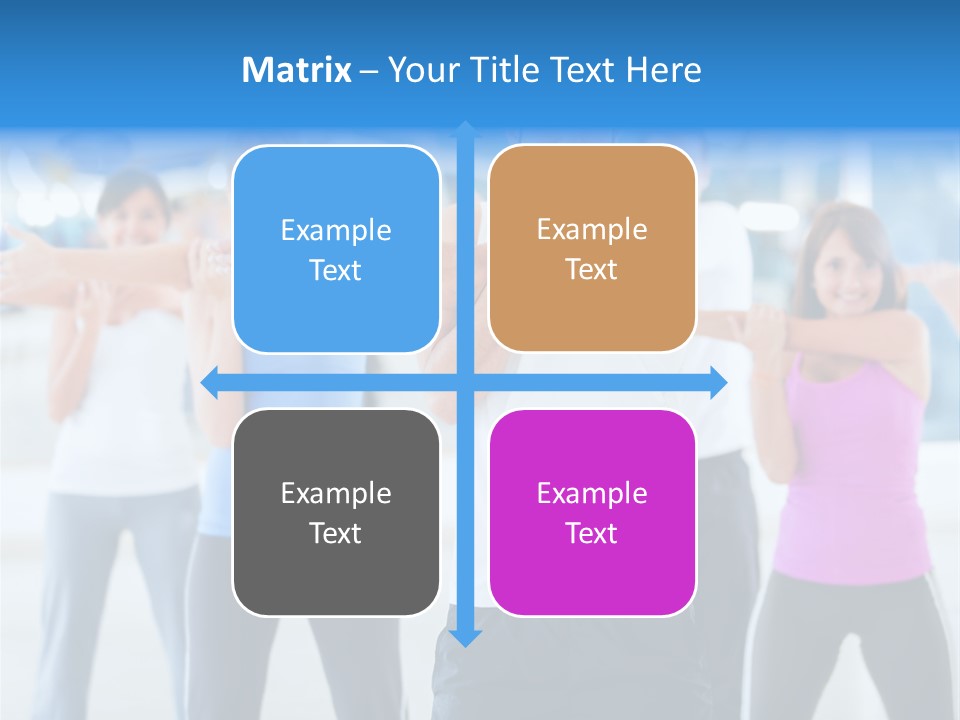 People Exercise Adults PowerPoint Template