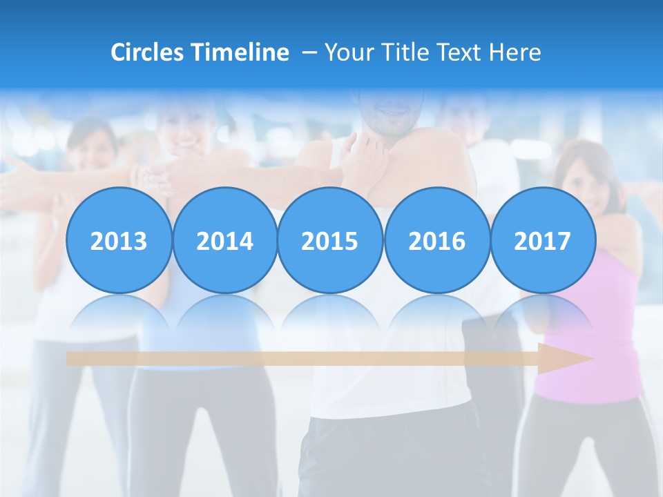 People Exercise Adults PowerPoint Template