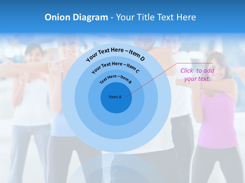 People Exercise Adults PowerPoint Template