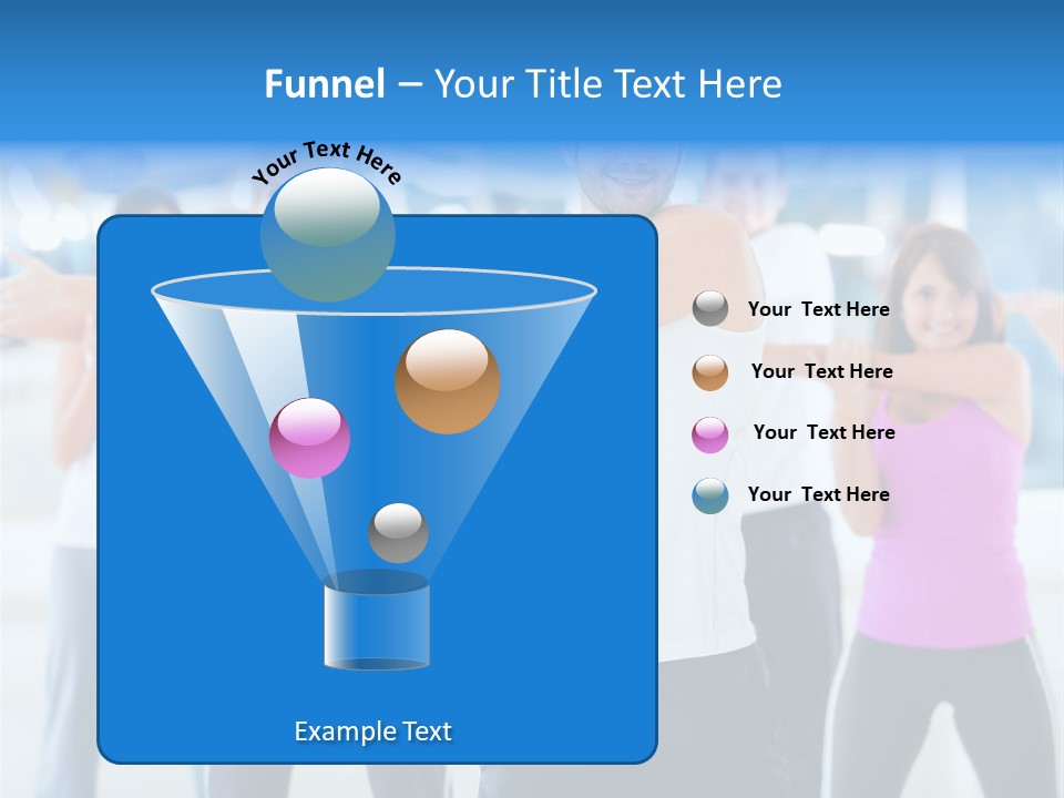 People Exercise Adults PowerPoint Template