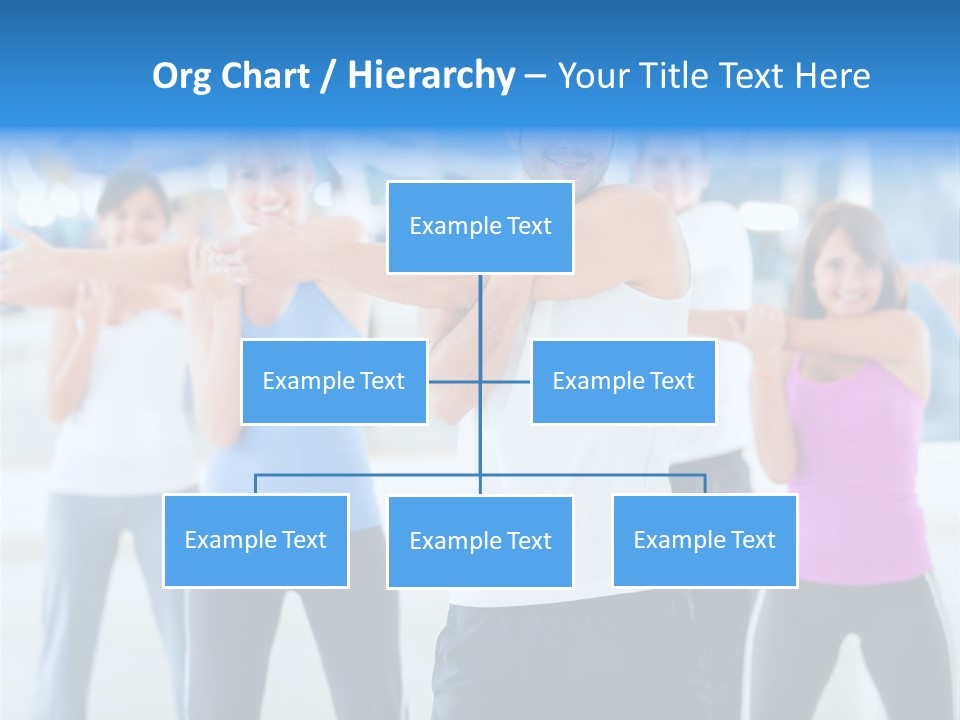 People Exercise Adults PowerPoint Template