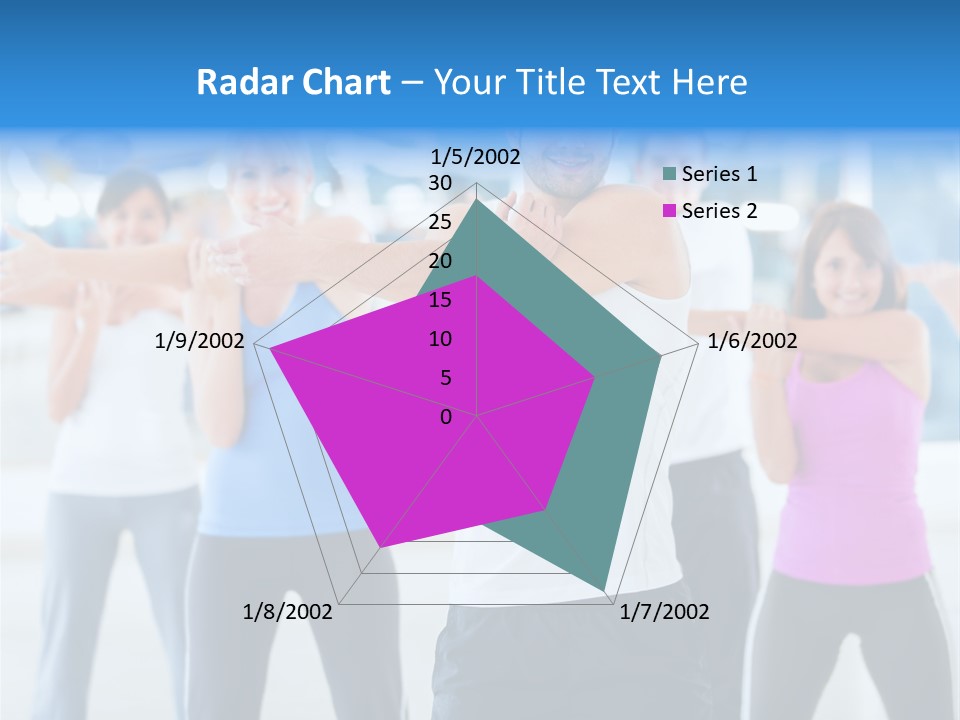 People Exercise Adults PowerPoint Template