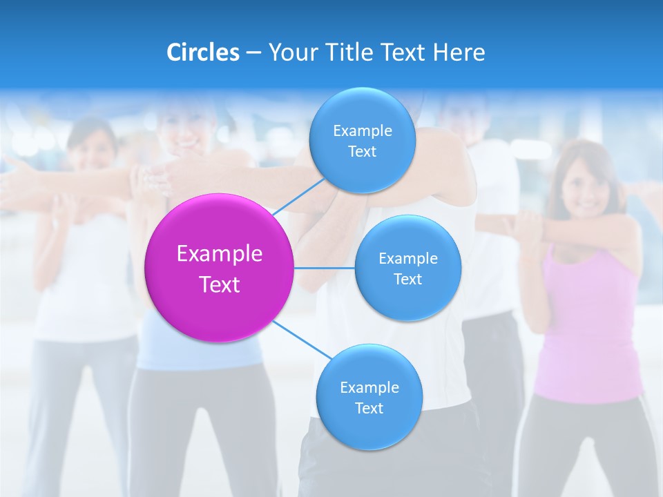 People Exercise Adults PowerPoint Template