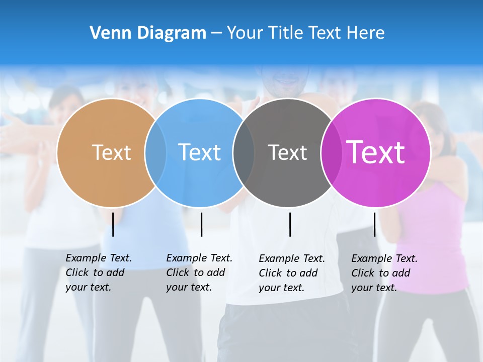 People Exercise Adults PowerPoint Template