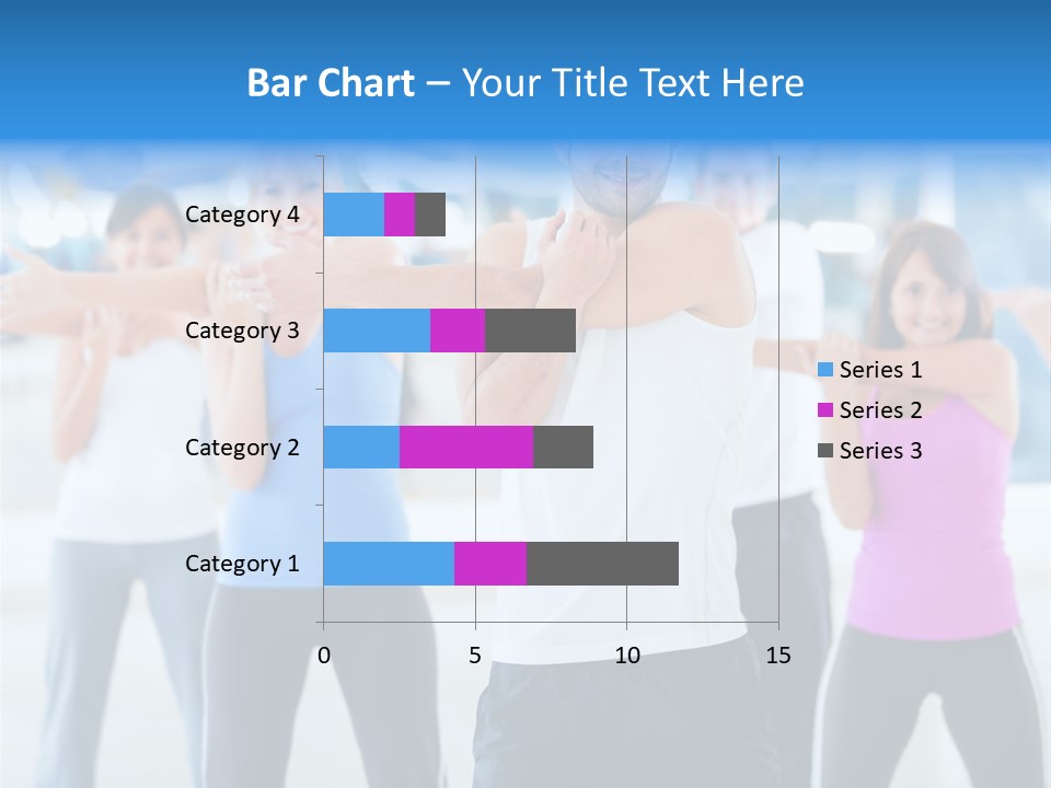 People Exercise Adults PowerPoint Template