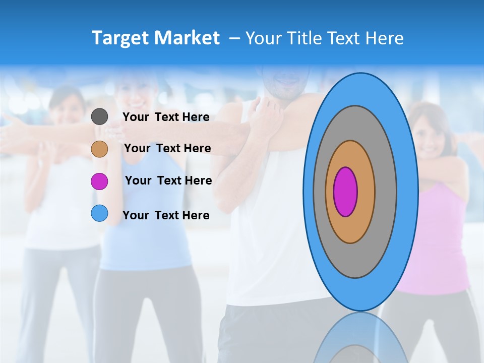 People Exercise Adults PowerPoint Template