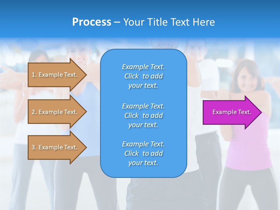 People Exercise Adults PowerPoint Template
